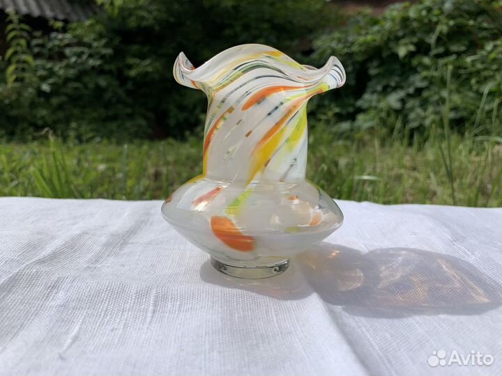 Вазы советских времен - стекло, латунь