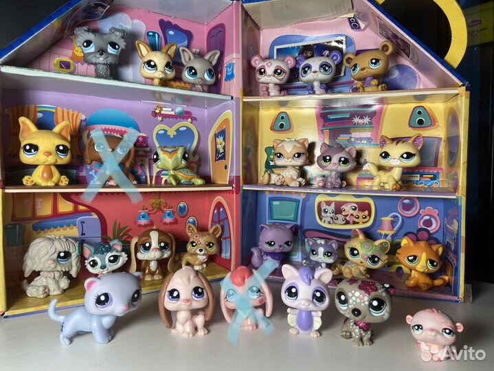 Littlest Pet Shop lps стоячка кошки собаки