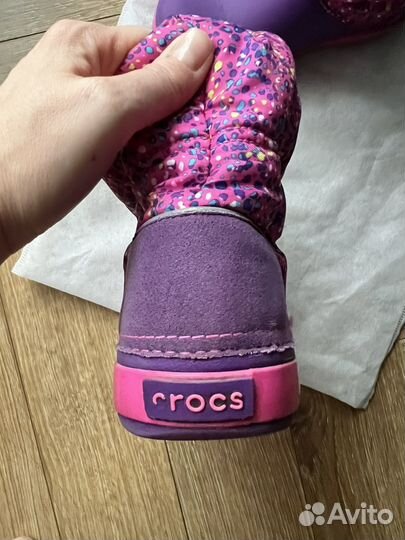 Резиновые сапоги crocs детские