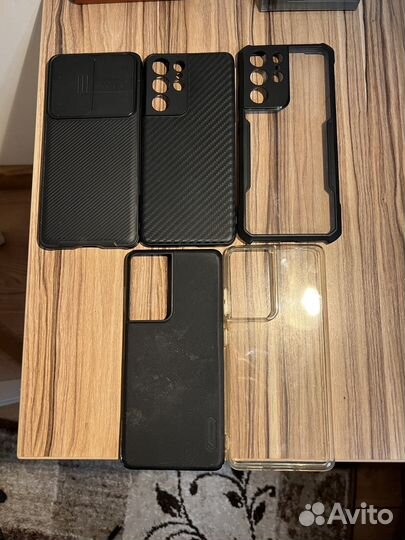 5 чехлов на Samsung galaxy s21 ultra
