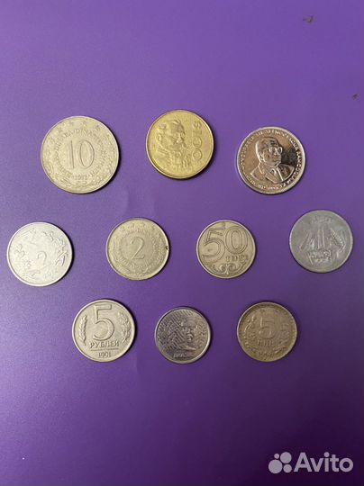 Наборы иностранных монет