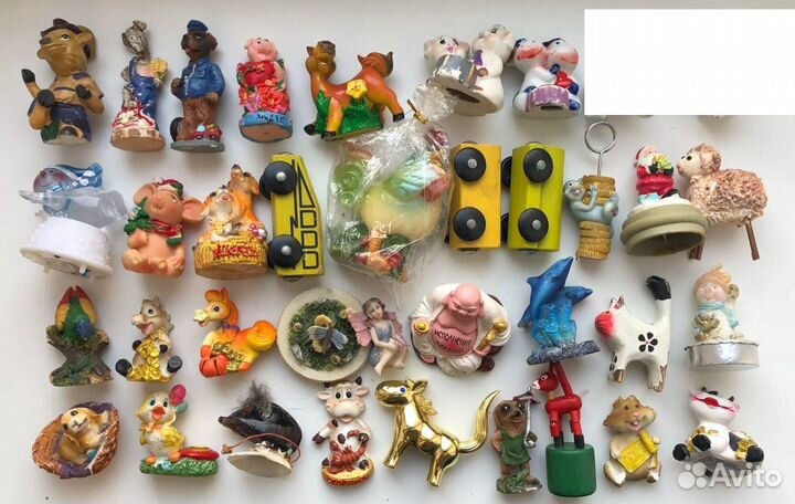 Игрушки керамика киндер нэцкэ сувениры 500+ штук
