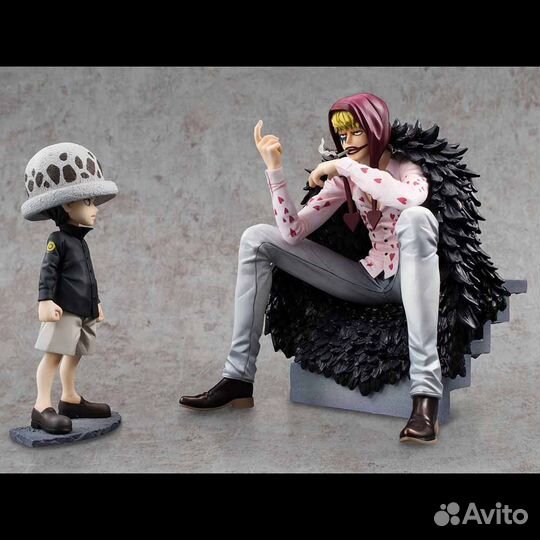 Portrait of Pirates Corazon & Law