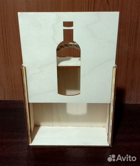 Коробка из дерева под набор для глинтвейна