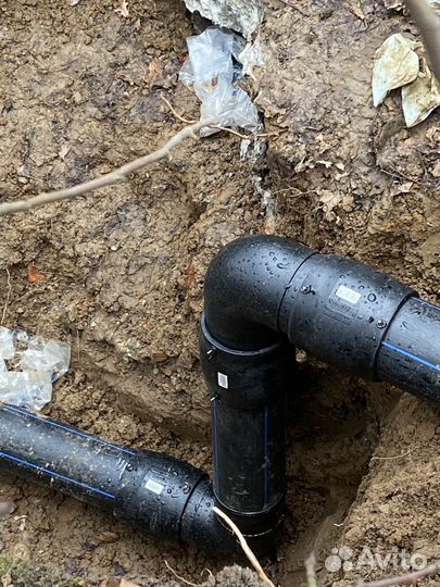 Сварка пнд труб и монтаж водопровода