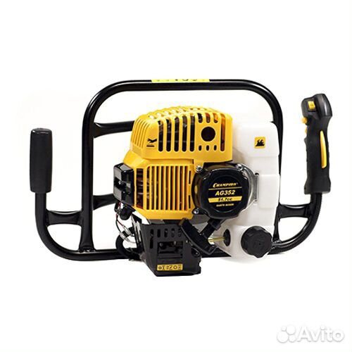 AG352 Мотобур Champion 1.4/2 кВт/л.с, 51.7 см3, 87
