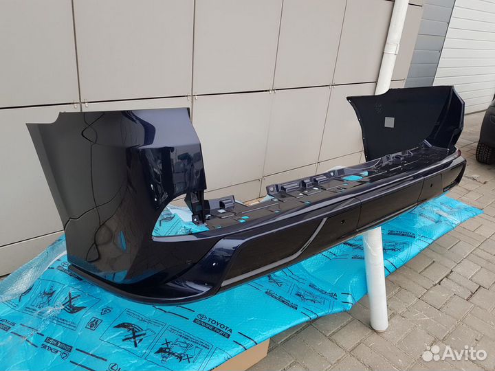 Lexus LX570 LX450D superior бампер задний синий