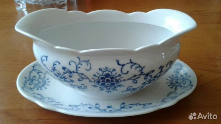 Антикварная столовая двойка сервиза Kalk 1900-40 г