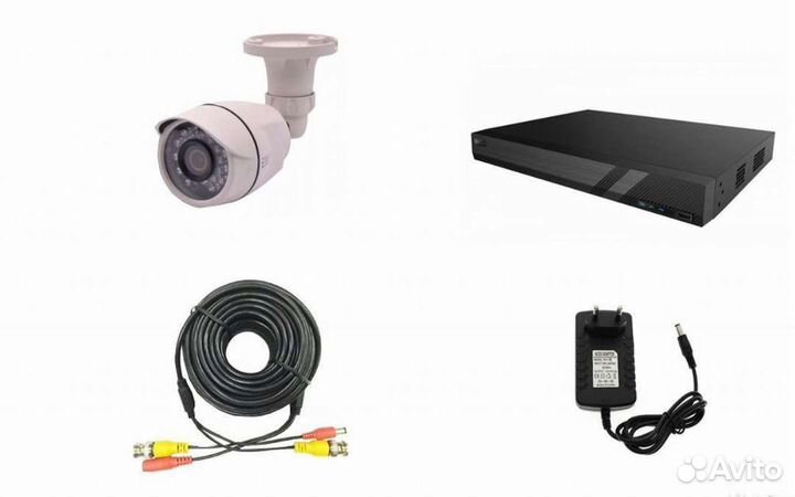 Комплект на 1 уличную камеру 2мп