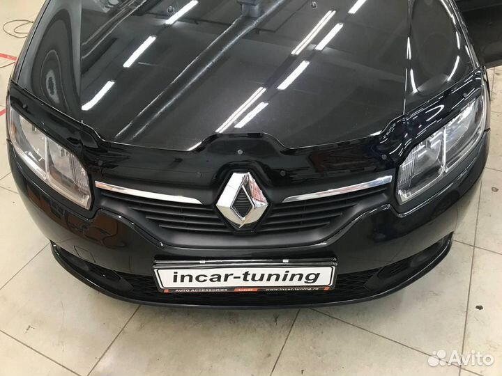 Дефлектор капота Renault Logan 2012-2022, Sande