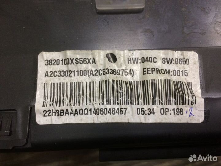 Панель приборов Great Wall Hover M4