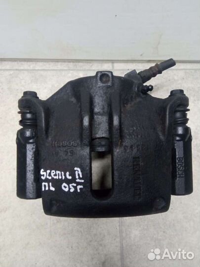 Суппорт тормозной передний левый Renault Scenic 2