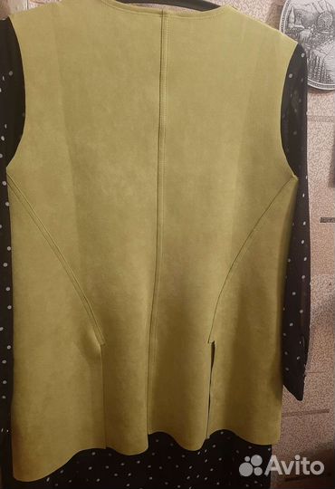 Жилетка замшевая