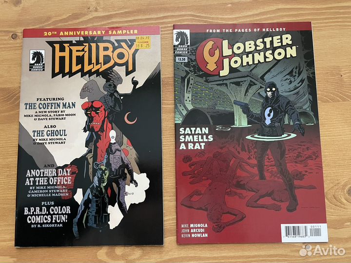 Комикс Hellboy и Lobster Johnson