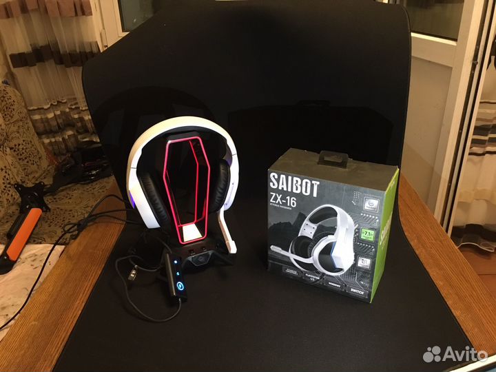 Игровые проводные наушники saibot ZX-16