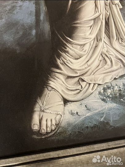 Картина оберег от Никаса Сафронова в дорогой раме