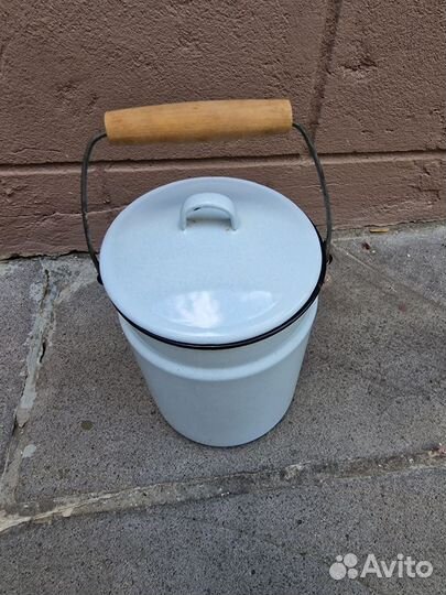 Бидон эмалированный новый