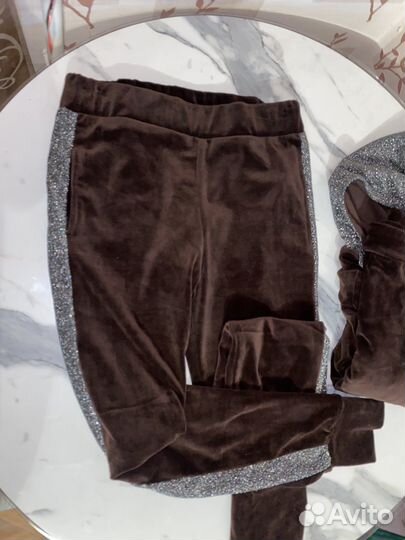 Спортивный велюровый костюм женский