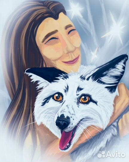 Арт, Цифровая живопись, Рисунок, Картина, Подарок