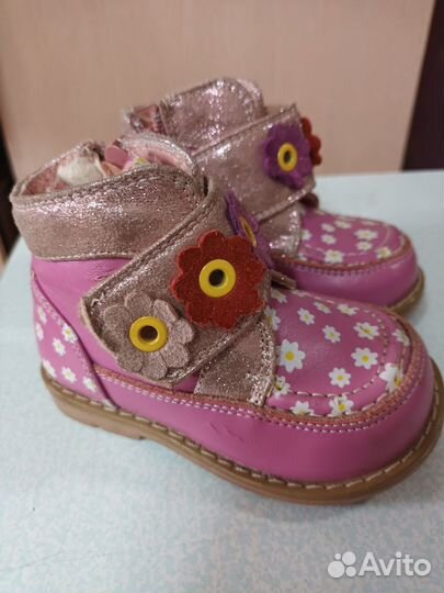 Ботинки демисезонные для девочки 20 размер