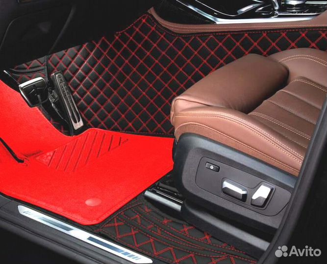 3D Коврики Geely Салон Багажник из Экокожи