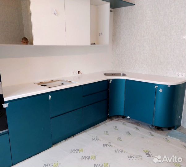 Столешница в ванную из искусственного камня