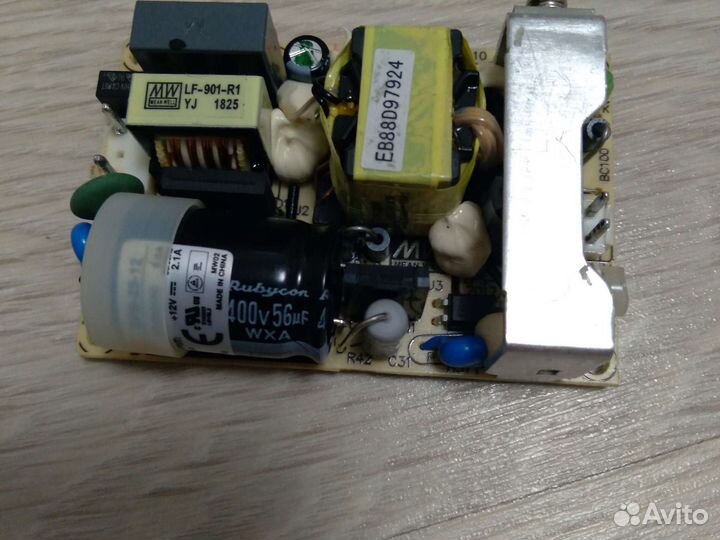 Блок питания 15в 1.7А 12в на 3.75 А