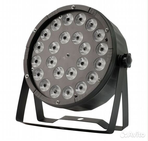 Цветной компактный прожектор PL led par 24 rgbwaUV