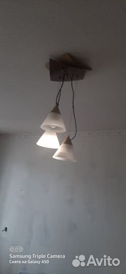 Люстра потолочная бу