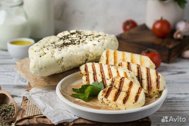 Сыр для жарки из козьего молока Халлуми