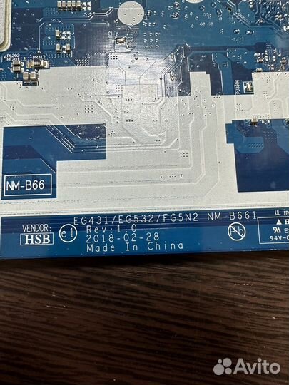 Материнская плата на Lenovo 330-15IGM NM-B661