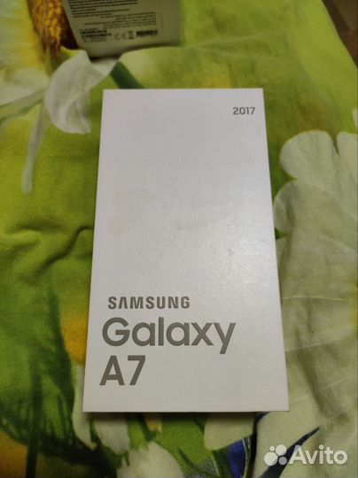 Коробка от Samsung galaxy А7