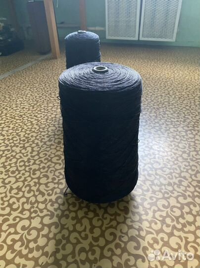 Нитки капроновые в бобинах черные