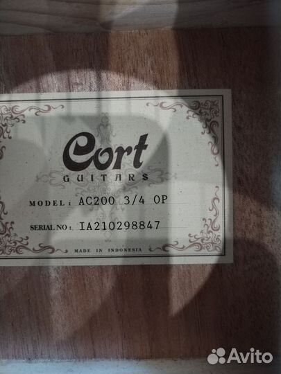 Классическая гитара Cort AC200 3/4 OP