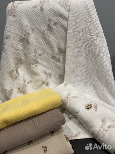 Плед из муслина новый