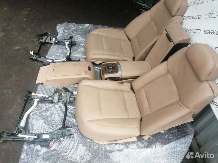 Салон BMW F02 комфорт задний диван вентиляция