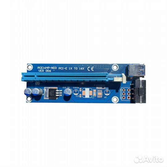 Райзер 006 Molex PCI-E