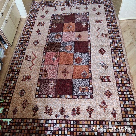 Ковер бу шерстяной 2*3