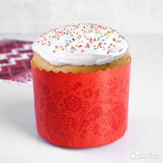 Форма бумажная для кекса, маффинов и кулича