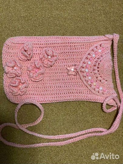 Детские вязанные сумочки