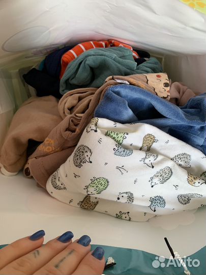 Пакет одежды на мальчика 74-80