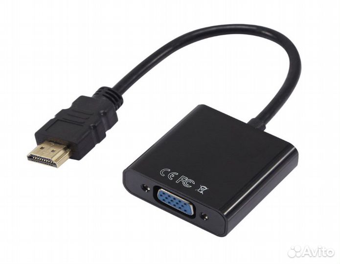 Переходник hdmi - vga, длина 0,1м