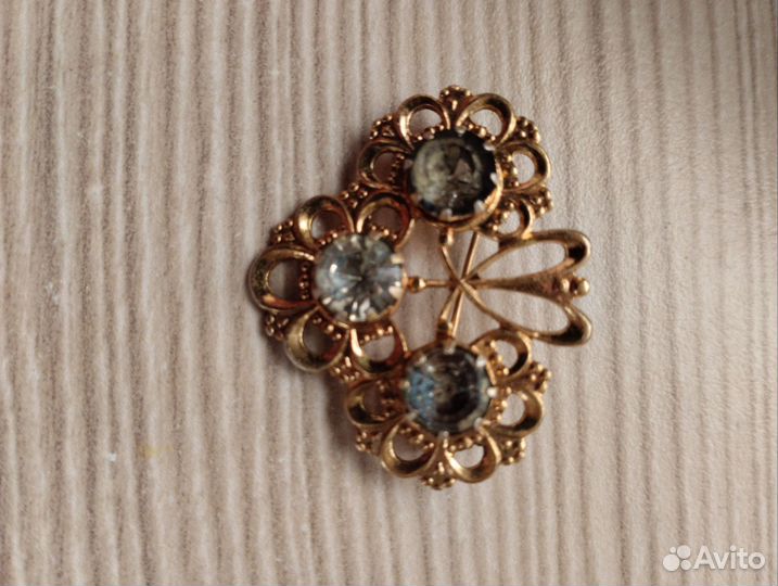 Брошь винтаж СССР- Чехословакия