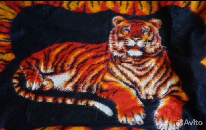 Плед с тигром