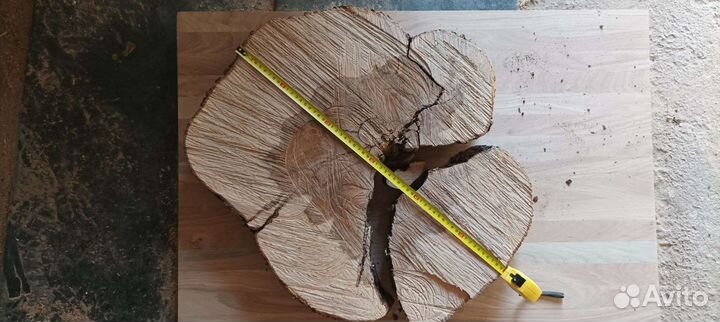 Слэб дерева. Торцевые спилы, слэб дубовый, кленовы