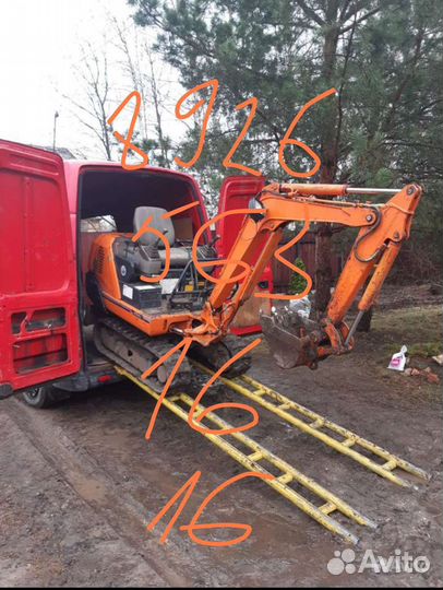 Мини-экскаватор Hitachi EX15, 1992