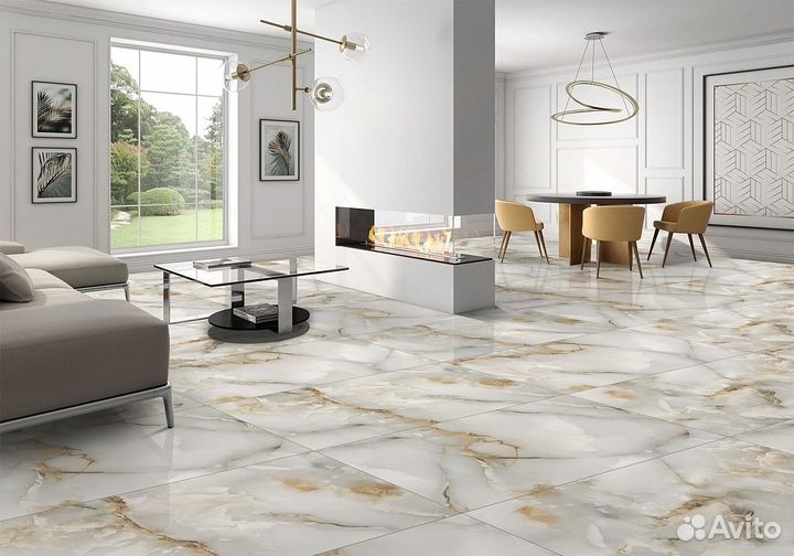 Керамогранит Infinity Ceramica Navona Crema Polished 60х120