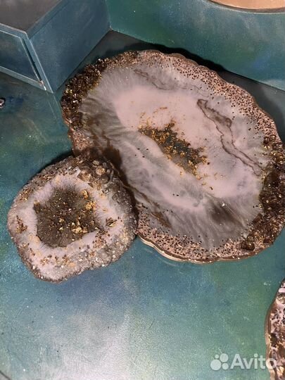 Блюдо,поднос и подстаканник