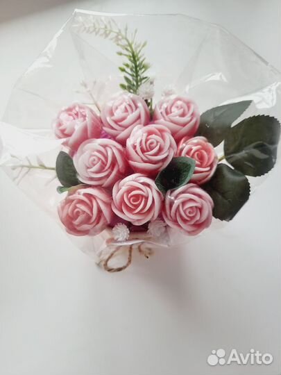 Мыло ручной работы Мини-букеты из роз