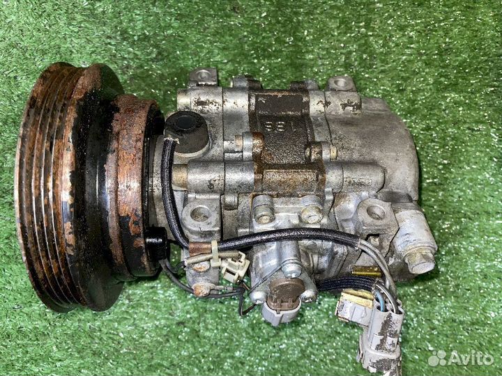 Компрессор кондиционера 4E-F Toyota Starlet EP82 1